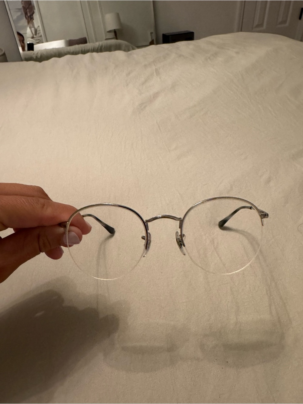Ray-Ban Round Metal Frame Glasses - Silver